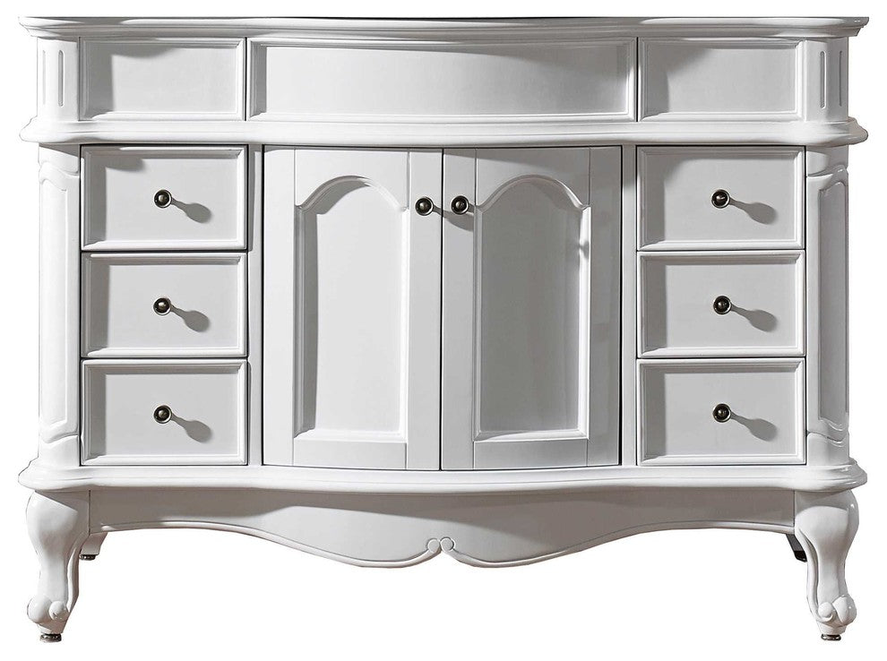Virtu Norhaven 48" Cabinet Only, White