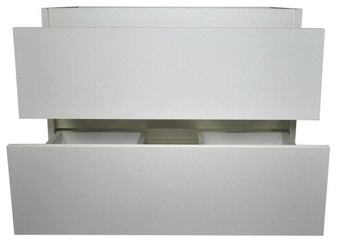 Salt 20Dx30" Floating Bathroom Vanity, White, Cabinet Only
