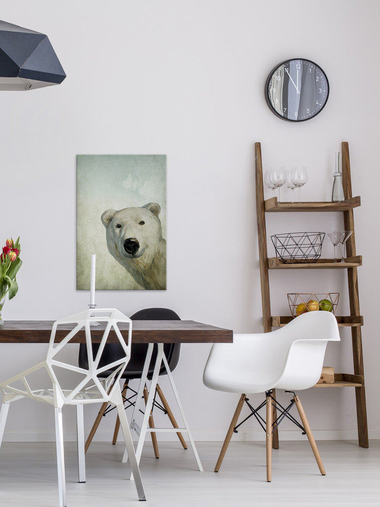 "Hello from Alaska" Painting Print on Wrapped Canvas, 12"x18"