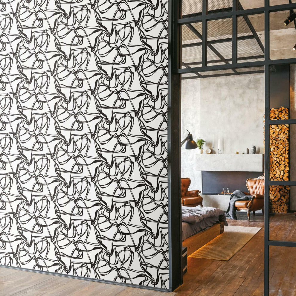 Ribbon Trail Peel and Stick Wallpaper