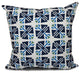 Jodhpur Ditsy, Geometric Print Pillow, White, 20"x20"