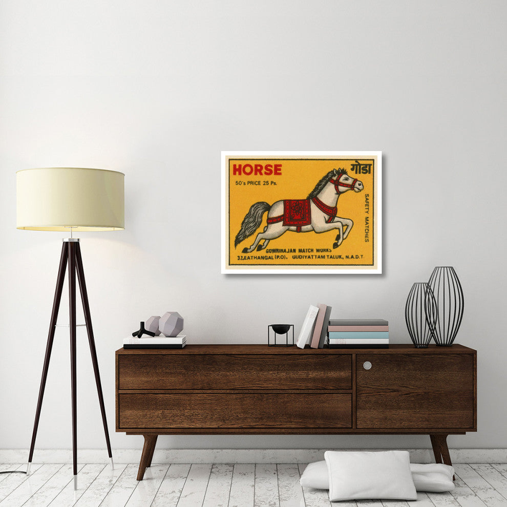"Horse Matches" Digital Paper Print by Phillumenart, 38"x29"