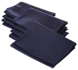 LA Linen Polyester Poplin Napkin, 10 Pack, Navy