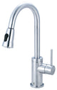 Motegi Single Handle Pull-Down Kitchen Faucet, Stainless Steel