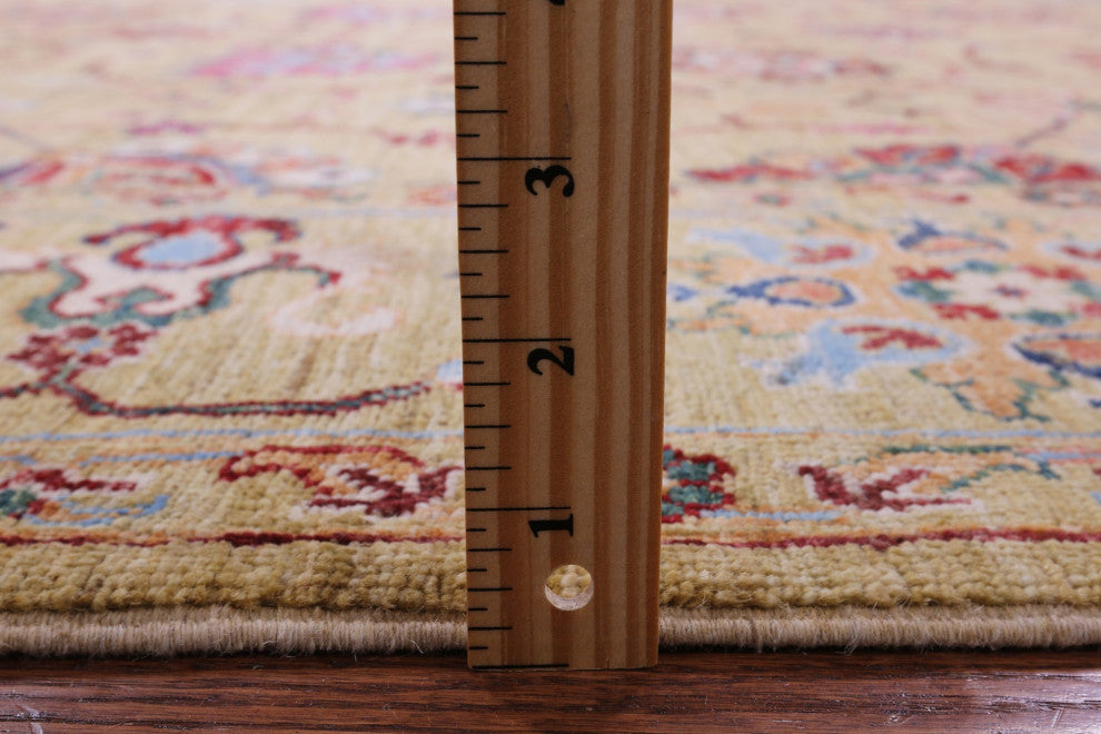 6' 11" X 10' 2" Persian Tabriz Hand-Knotted Wool Rug Q11307
