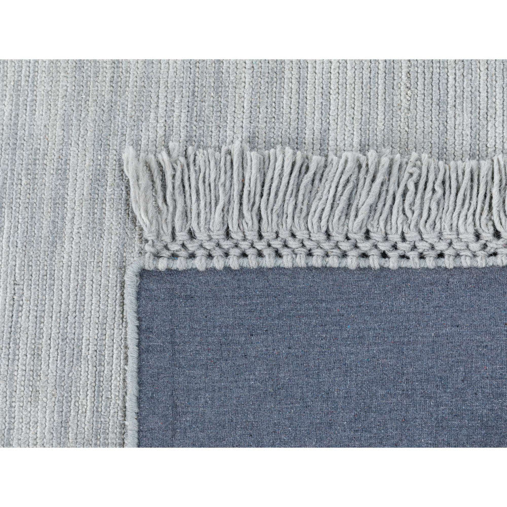 Eva Solid Area Rug, Gray, 6'x9'