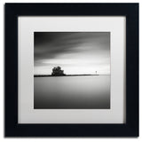 'Erieau 2' Matted Framed Canvas Art by Dave MacVicar