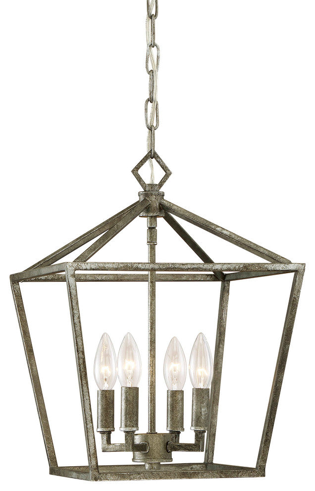 Millennium Lighting Corona Pendant, Antique Silver