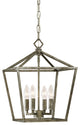 Millennium Lighting Corona Pendant, Antique Silver