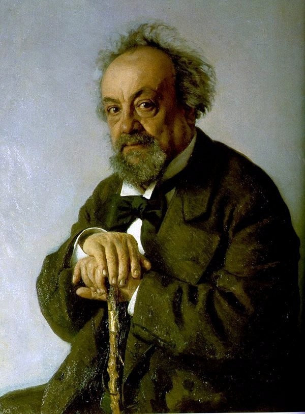 Ilia Efimovich Repin Portrait of the Author Alexey Pisemsky Wall Decal