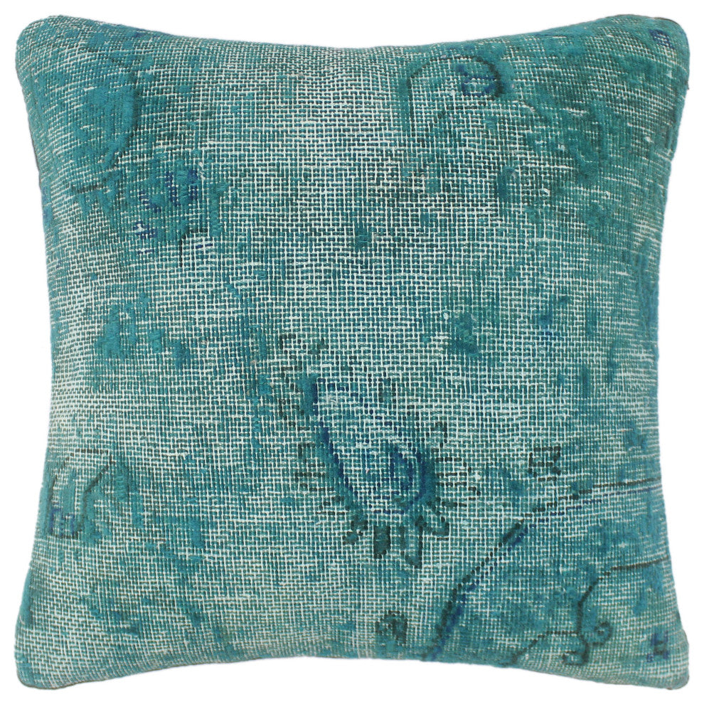 Shabby Chic Marriott Vintage Distressed Handmade Rug Pillow