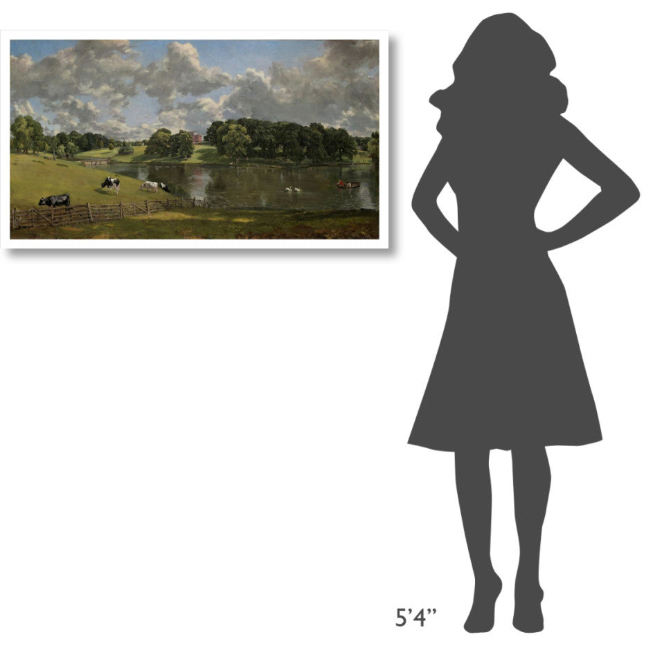 "Wivenhoe Park, Essex, 1816" Digital Paper Print by John Constable, 42"x24"