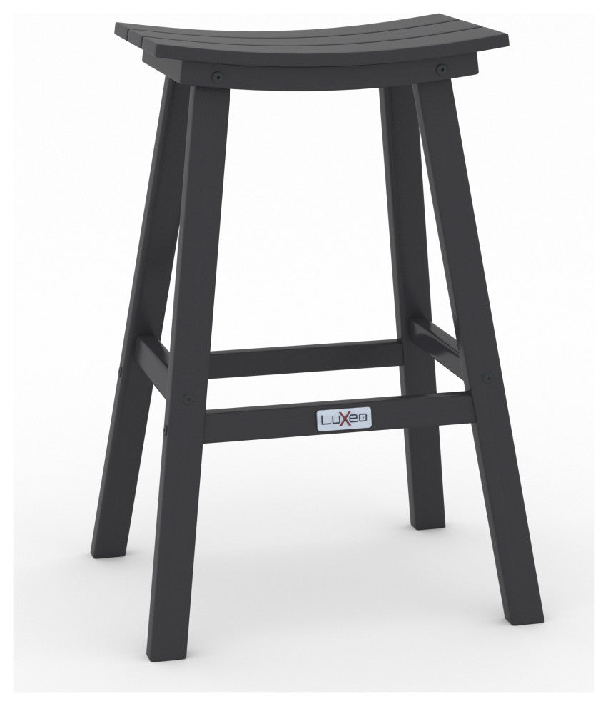 LuXeo Bailey-Cabo Round Counter 3-Piece Set, Gray