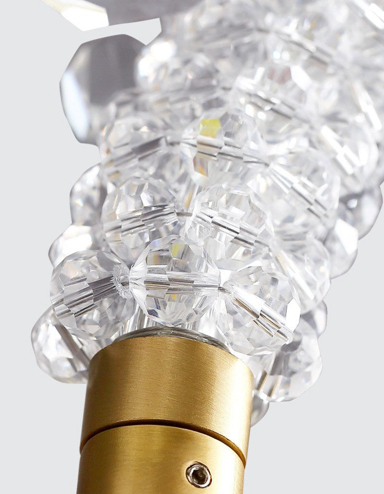 Mollerussa | Minimalist Luxury Crystal LED Wall Lamp
