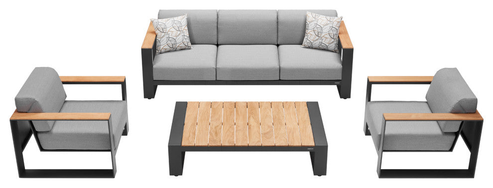 Cambusa Outdoor Teak Conversation Set for 5 - Series 2062