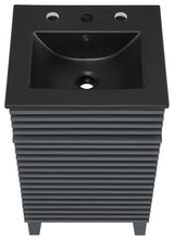 Render 18" Bathroom Vanity, Gray Black