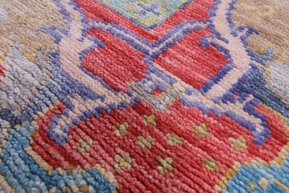 10' Square Hand-Knotted William Morris Wool Rug - Q15605