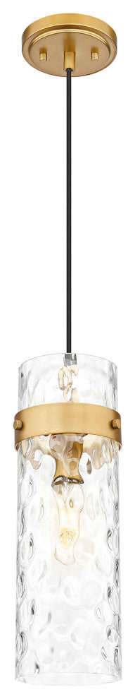 Z-Lite 7002P5 Fontaine 6"W Mini Pendant - Matte Black