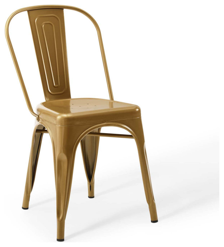 Promenade Bistro Dining Side Chair Set of 2 EEI-3859-GLD