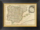 "Espagne, Portugal, 1780" Framed Canvas Giclee by Jean Janvier, 20x16"