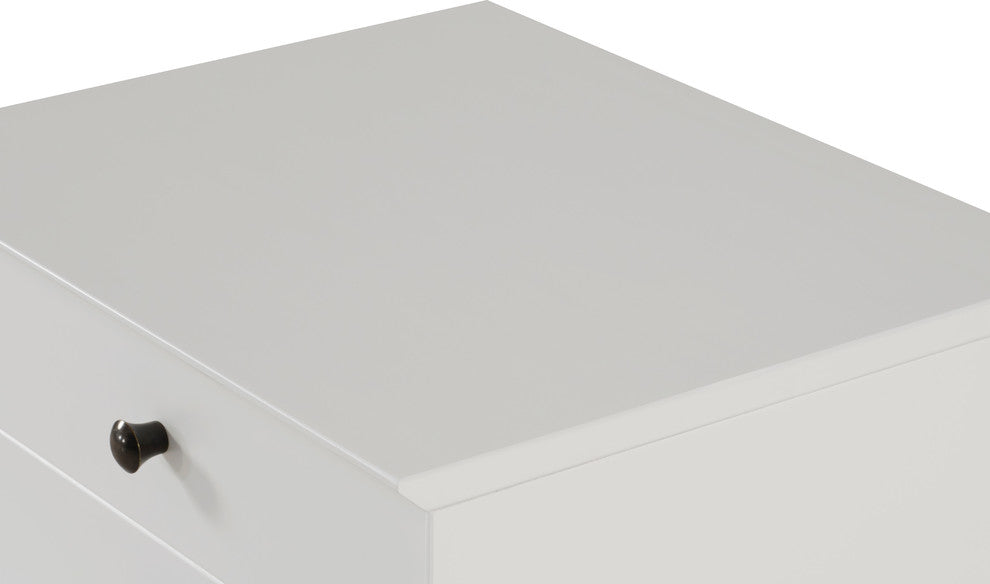 Mid-Century Night Stand, White