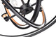 6-Light Black Bronze Triple Hoop Globe Chandelier