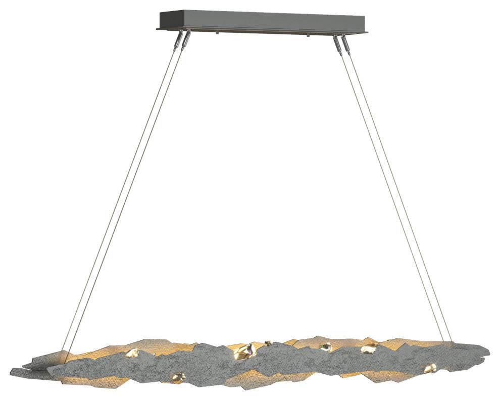 Trove LED Pendant, Vintage Platinum