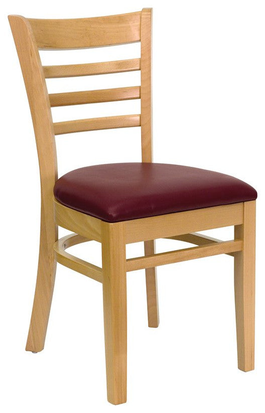 Flash Furniture Hercules Series Dining Chair with Burgundy Seat