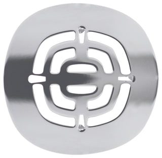 Post Style Large Kitchen Basket Strainer, Stainless Steel, Polished Chrome