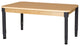 Rectangle High Pressure Laminate Table with Adjustable Legs, 18"-29"