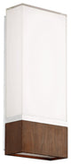 Vigo 14" LED Wall Sconce 3000K, Dark Walnut
