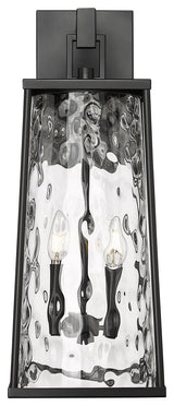 Dutton 2 Light 24" Tall Powder Coated Black Outdoor