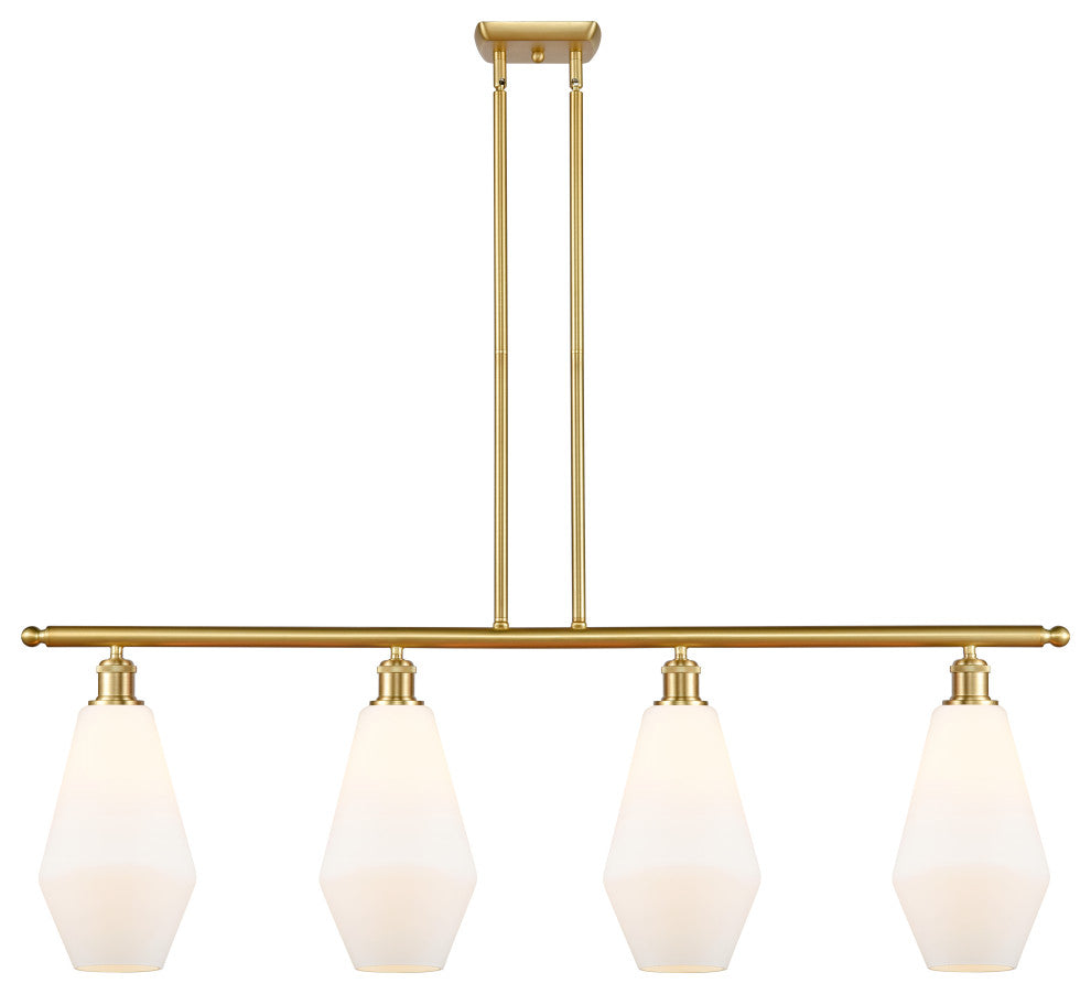 Innovations 516-4I-SG-G651-7 4-Light Island Light, Satin Gold