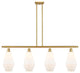 Innovations 516-4I-SG-G651-7 4-Light Island Light, Satin Gold