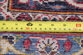 Consigned, Oriental Traditional Hand-Knotted Kashan Persian Area Rug, Red, 9x13