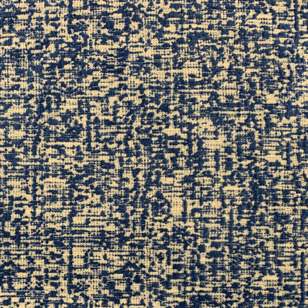 Plutus Blue Dotted Luxury Throw Pillow, 20"x30"