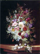 Adelheid Dietrich Still Life With Flowers, 21"x28" Wall Decal