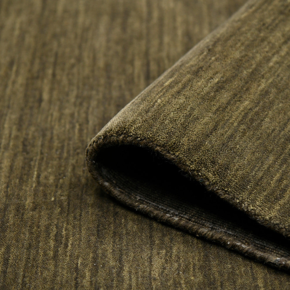 Arizona Rye Area Rug, Brown, 4' x 6', Solid