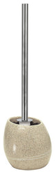 Unique Stone Bath Accessories, Stones, Toilet Brush Set, Sand Beige