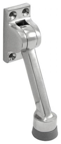 Nuk3y 5" Kick Down Door Holder, Chrome