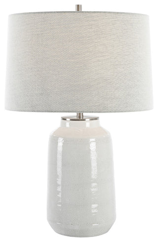 Odawa White Farmhouse Table Lamp