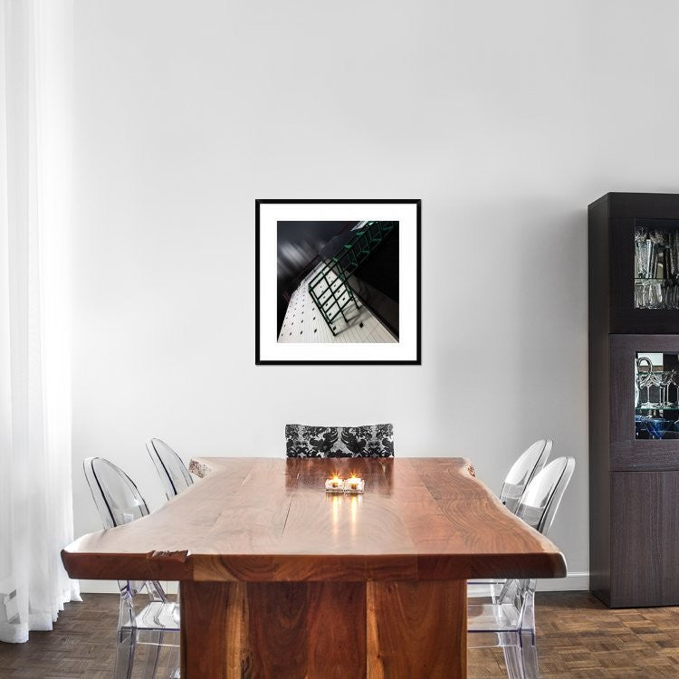 "Crowded House" Framed Digital Print by Gilbert Claes, 30x30"