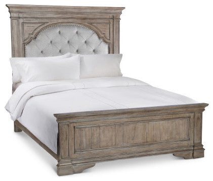Highland Park Bed, Distressed Driftwood, Queen