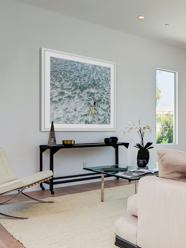 "Choppy Waters" Framed Print by Karolis Janulis