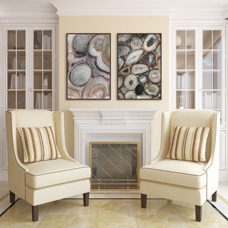 Geode Bunch Diptych, 40x30