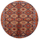 Ahgly Company Indoor Round Mid-Century Modern Area Rugs, 8' Round