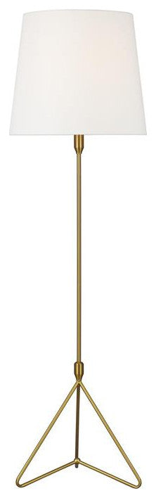 Generation Lighting, TT1131BBS1, Floor Lamp, Burnished Brass