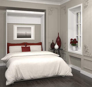 Bestar Pur Full Wall bed in White