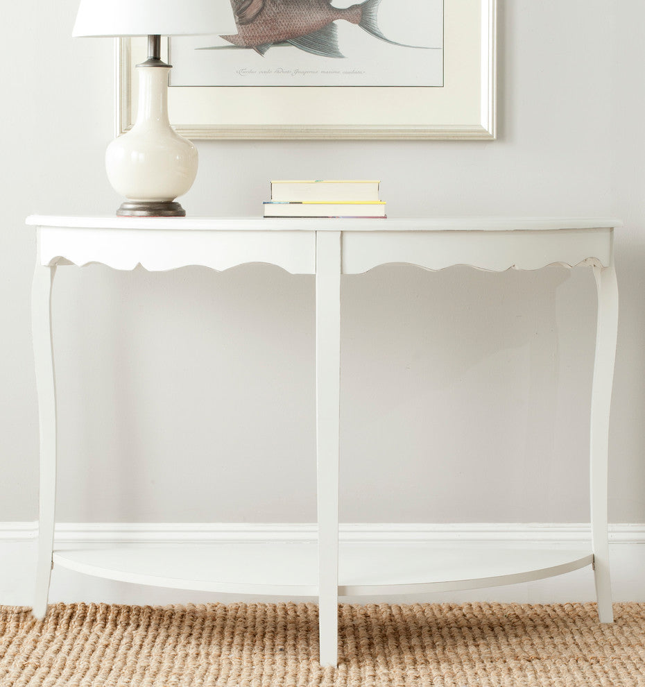 Safavieh Christina Console, Shady White