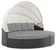 Sojourn Outdoor Patio Sunbrella Daybed Canvas Gray